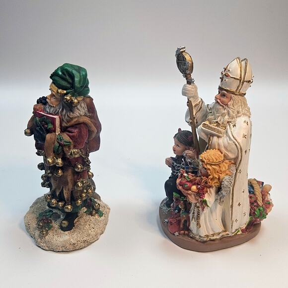 Lot 2 International Santa Collection Figurines Sveti Miklavz/Knecht ReprechtREAD - Picture 12 of 14